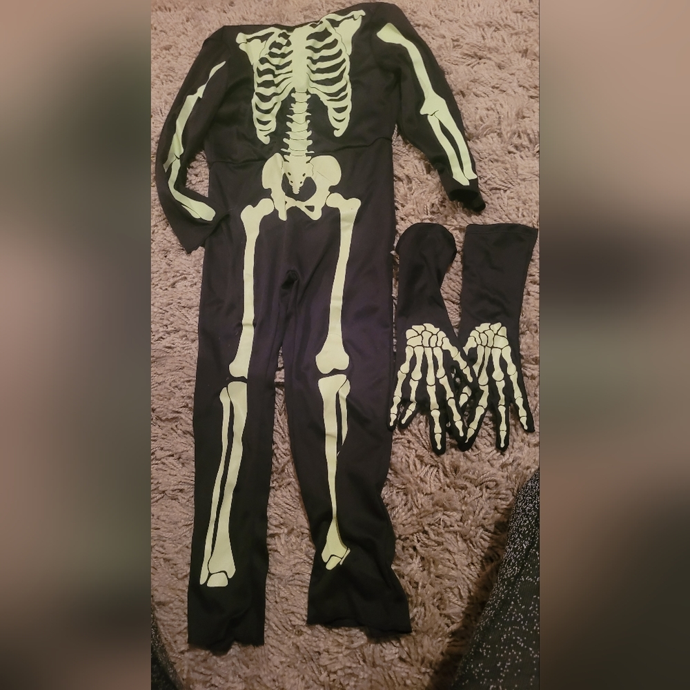 Kids skeleton costume